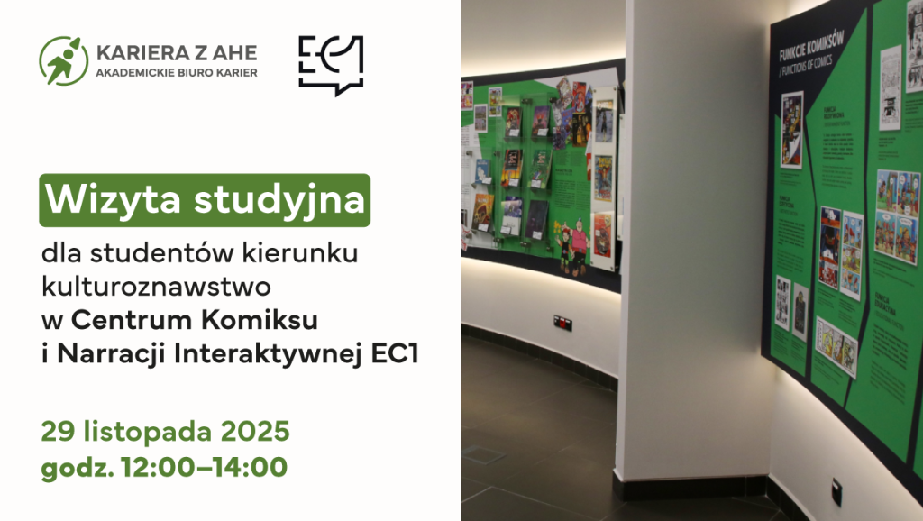 Wizyta studyjna w Centrum Komiksu i Narracji Interaktywnej EC1