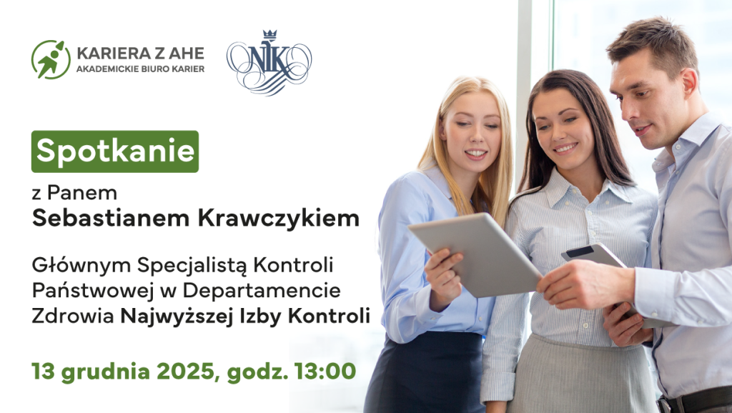 Spotkanie studentów AHE z przedstawicielem NIK